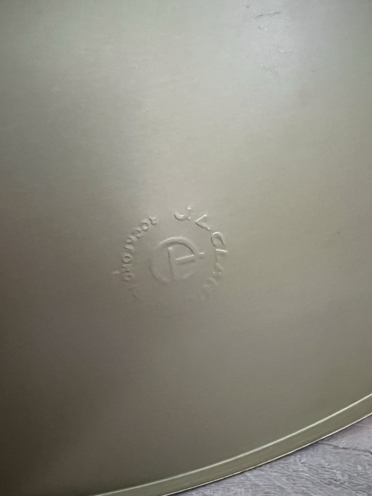 1970s Embossed JL Clark Trash Can Metal American Flag Patriotic Independence Day