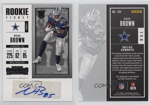 2017 Panini Contenders Rookie Ticket Noah Brown #148 Rookie Auto RC
