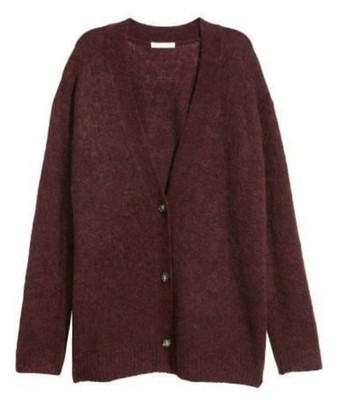 H&M Premium Selection   Cardigan Strickjacke Mohair Wolle XS 34