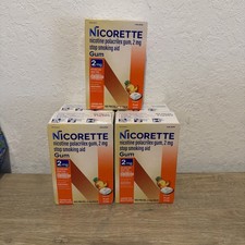 Nicorette Fruit Chill 2mg Gum - 100 Count Per Box - 5 Pack