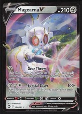 Magearna V Holo 128/195 NM SWSH12: Carta Pokemon Tempesta Argento