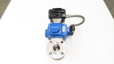 Flowserve 1-1/2'' Stainless Ball Valve Compact II Pneumatic Actuator C30 SR-2C
