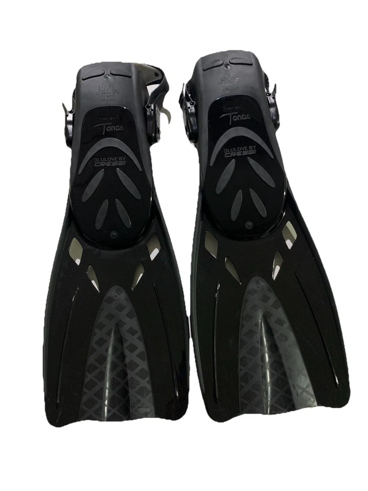 CRESSI Tonga Fins Verstellbare Kurze Flossen Tauchen 42-47 L/XL Schwarz - Bild 3 von 4