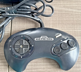 SEGA Genesis Model 2 Console - Black Tested, Power Cord, 2 controllers & 2 Games