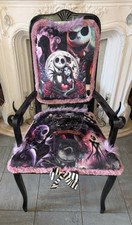 Stunning Gothic Statement Armchair (Nightmare Before Christmas Theme)