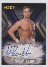 2017 Topps WWE NXT Auto Blue 41/50 Nick Miller #RA-NM Auto 0a2
