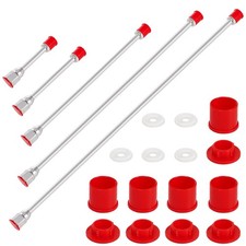 5 Pack Airless Paint Sprayer Tip Extension Pole, Multi-Sizes Gun Tip Extensio...