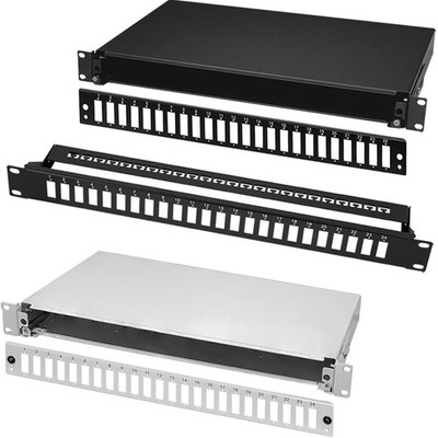 19'' Glasfaser Spleißbox LWL Patchpanel Verteilerfeld 1HE Setverschrank Netzwerk