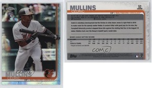 2019 Topps Chrome Prism Refractor Cedric Mullins #52 Rookie RC