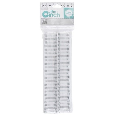 We R Memory Keepers 71009-7 The Cinch Book Binding Wires, 1'', Silver