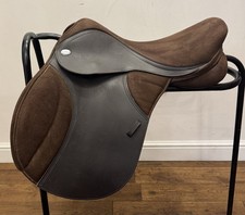 16 1/2” Thorowgood Pony MPO GP Saddle Adjustable Synthetic Brown 