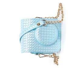 Case for Mini12 Instants Camera PU Leather Bag with Shoulder Straps