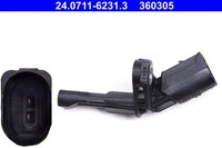 ATE ABS Sensor Raddrehzahl 24.0711-6231.3 FüR Audi VW Seat Skoda Golf A3 Beetle