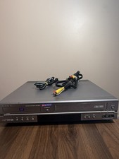 Samsung DVD-V2000 Dual Deck Player VCR No Remote TESTED