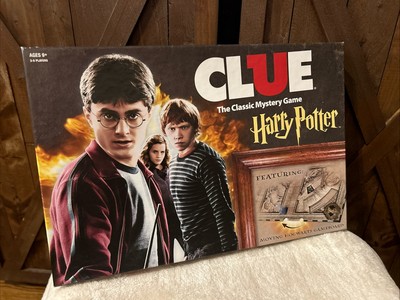 CLUE Harry Potter (COMPLETE) Moving Hogwarts Board Game, 2016 Hasbro USAopoly