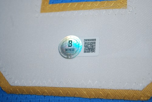 DREW BREES San Diego Chargers Signed Jersey Beckett Witnessed COA 2W908989 - Picture 3 of 4