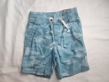 Gap Kids Pull-On Drawstring Shorts Green Camo   See Photos
