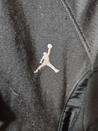 De colección Nike Air Jordan Sudadera con Capucha con Cremallera Para Hombres M Chaqueta Etiqueta Roja Negro Gráfico - Imagen 3 de 7