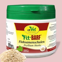 Cdvet Fit-Barf Flohsamenschalen 170G FüR Hunde & Katzen - Bei ÜBergewicht