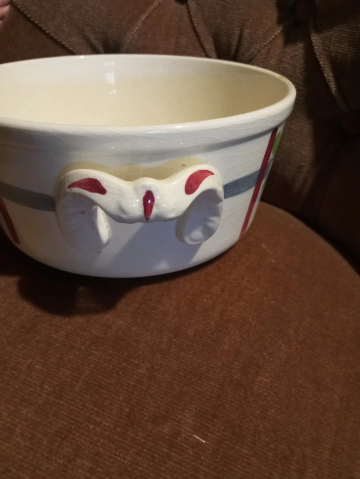 ancienne soupière en porcelaine opaque de Gien modèle Orsay - Photo 2/4