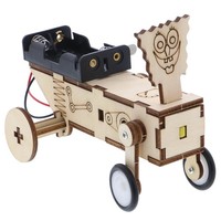 "Diy Bausatz Aus Holz \"Krabbelauto\" Mit Elektromotor"