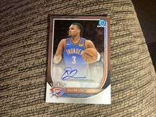 2025-26 Bowman Chrome Dillon Jones Auto OKC Thunder