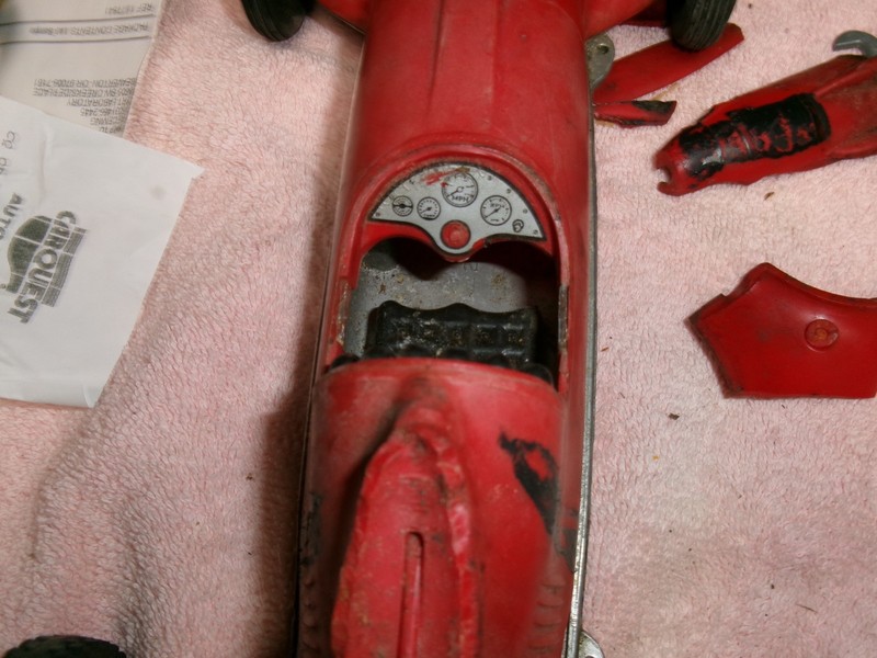 1950's RARE Thimble Drone Cox Prop Rod...RED!