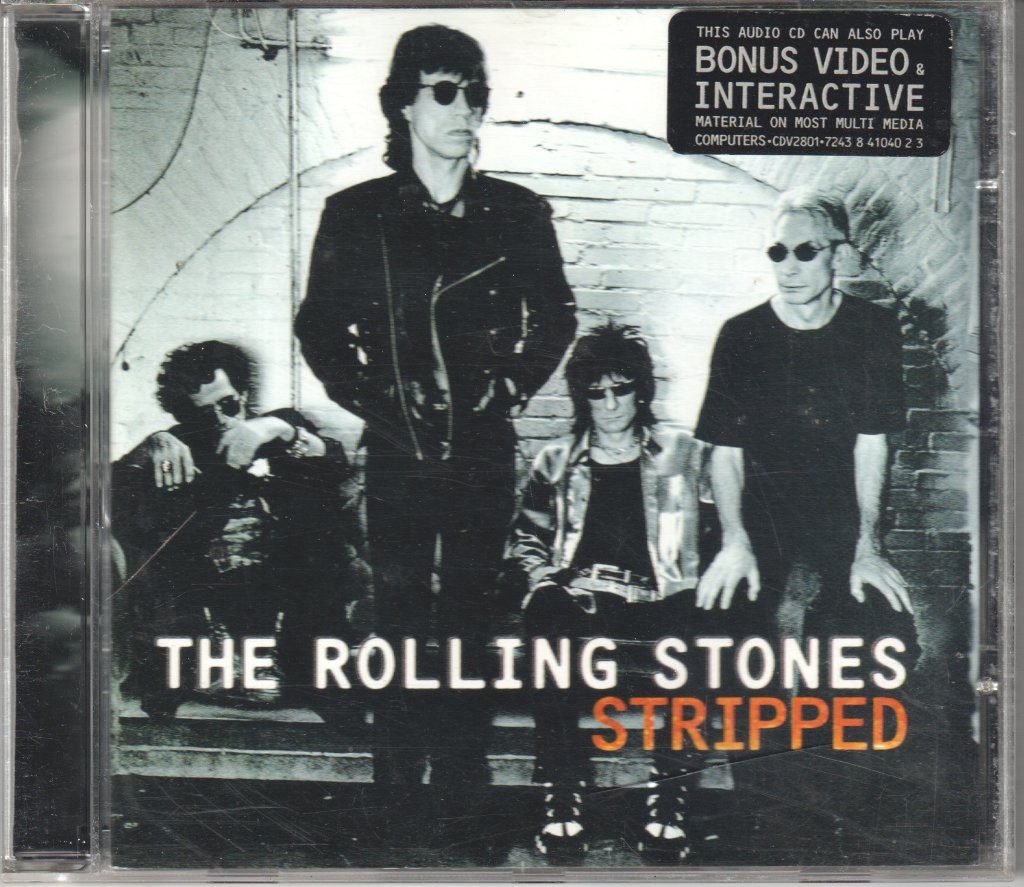 Rolling Stones Stripped CD Europe Rolling Stones 1995 enhanced CD with video
