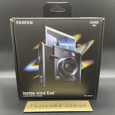 FUJIFILM instax WIDE Evo Hybrid Instant Camera Black Wide Format