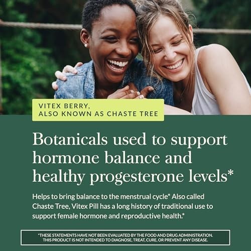 Vitex Berry Extract for Hormone Balance & Menstrual Health - 120 Vegan Caps thumbnail 6