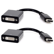 AddOn DisplayPort to DVI-I Adapter 2-Pack 29-Pin DVI 2560x1600 DISPLAYPORT2DVI