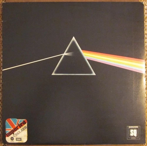 Pink Floyd-Dark Side of the Moon Quadraphonic vinyl LP(Q4SHVL804)UK 1973 Harvest
