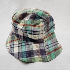 Ralph Lauren Plaid Bucket Hat Infant One Size 100 Cotton Infant Baby 6-9-12-18
