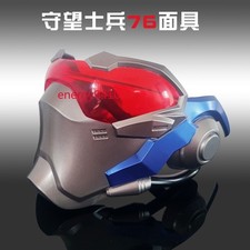 Máscara Overwatch Soldier 76 Jack Morrison Cosplay Accesorios Luz LED Máscara ABS Réplica