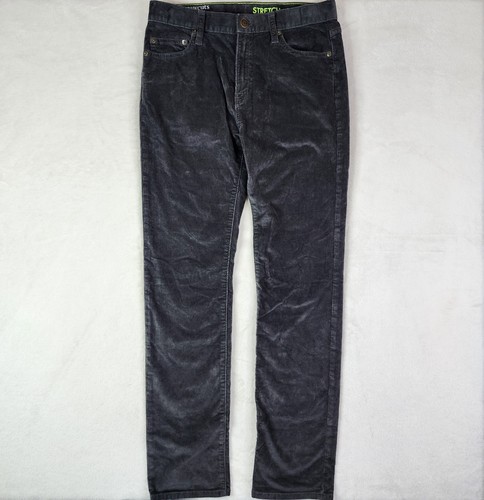 Crewcuts Boys Youth Corduroy Pants Size 14 Gray Stretch Adjustable Waist - Picture 2 of 9
