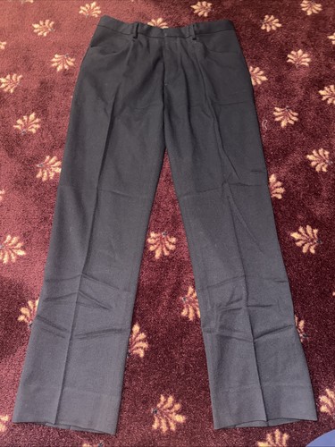 Prada Black Virgin Wool Blend Slacks Made In Italy Mens EUR 48