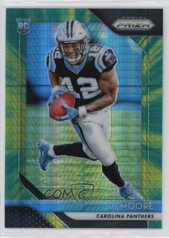 2018 Panini Prizm Rookie Hyper Prizm 167/275 DJ Moore #207 16yo
