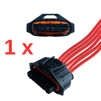 Car connector -compatibel Bosch injector DJB7036Y 6-pole with Cable (1 x FEMALE)
