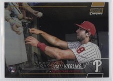 2022 Topps Stadium Club Chrome Gold Refractor 21/50 Matt Vierling #203 0v0m