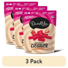 Darrell Lea Strawberry Licorice Candy 7 oz Bags 3 Pack