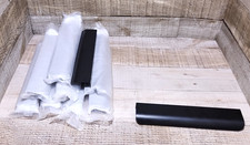 10 Pack Kitchen Cabinet 6-1/4 Inch Black Finger Pulls for Cabinets READ DESCRIPT