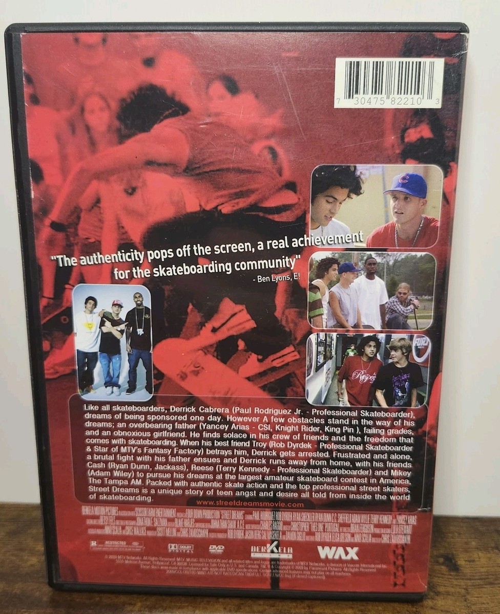Street Dreams 2010 DVD Paul Rodriguez Skateboarding Rob