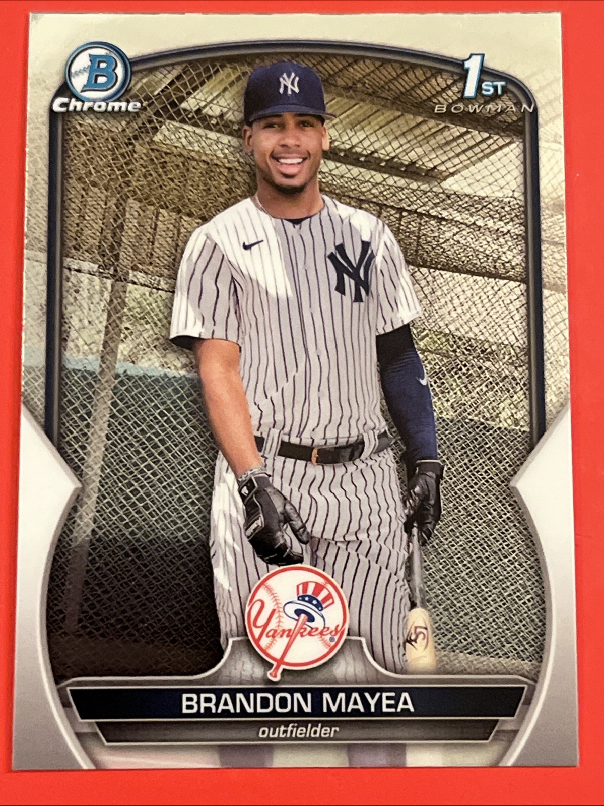 2023 Bowman Chrome 1st Bowman Brandon Mayea #BCP-188
