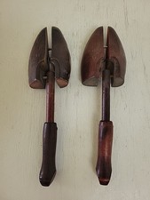 Vintage Shoe Trees All Wood Shoe Keepers Spring Adjusted Shoe Form Stretcher
