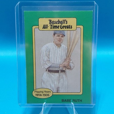 1987 Babe Ruth - Yankees Hygrade All-Time Greats. Green Border