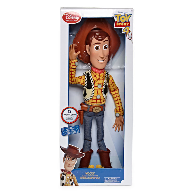 New Disney Pixar Toy Story Talking Woody 16"  Action Figure from Disney Store