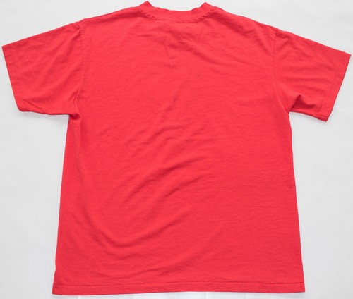 Vintage 1990s NASA Space Station Logo USA Made Single Stitch Red Shirt Men's LRG - Picture 2 of 4