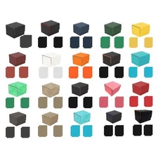 Trading Card Deck Box Sports Cards Case Protective Container PU Leather Holds