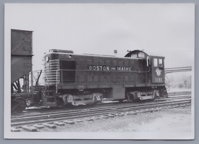 Railroad Photo - Boston & Maine #1181 Locomotive 1971 White River Junction VT
