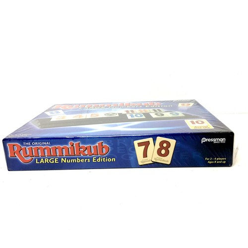 Rummikub Large Numbers Edition Game Pressman Rummy Tile Factory Sealed - 第 6/10 張圖片